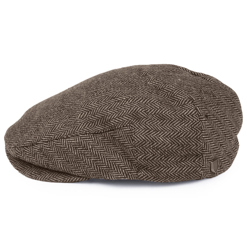 Casquette Plate à Chevrons Hooligan marron-khaki BRIXTON