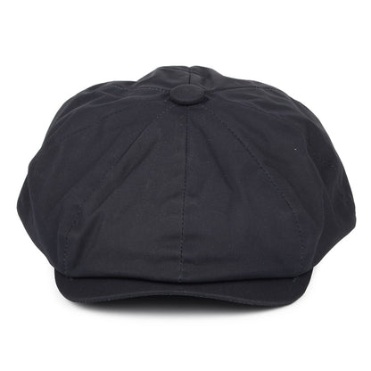 Casquette Gavroche en Coton Ciré bleu marine CHRISTYS