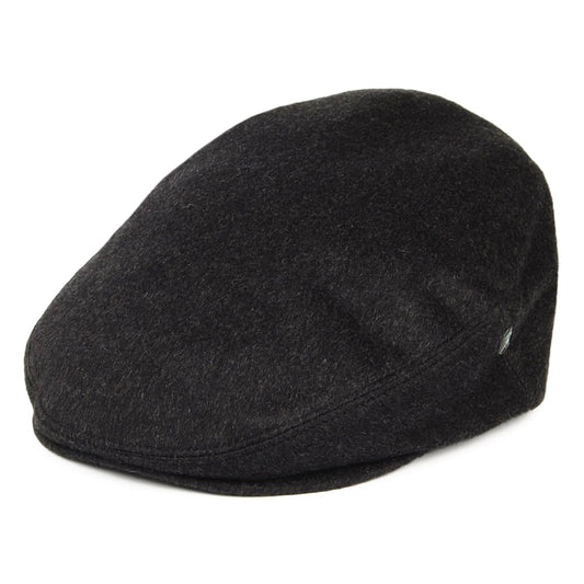 Casquette Plate en Pur Cachemire anthracite CITY SPORT