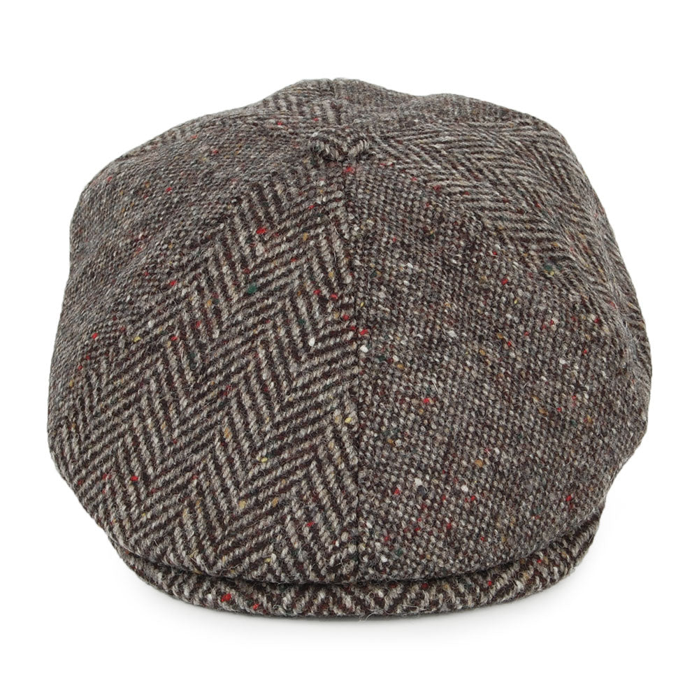 Casquette Gavroche en Tweed du Donegal Wexford gris FAILSWORTH