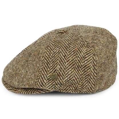 Casquette Gavroche en Tweed du Donegal Wexford marron FAILSWORTH