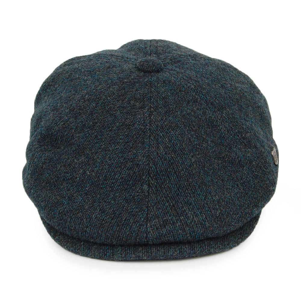 Casquette Gavroche en Laine d'Agneau Mérinos Hudson bleu pétrole FAILSWORTH