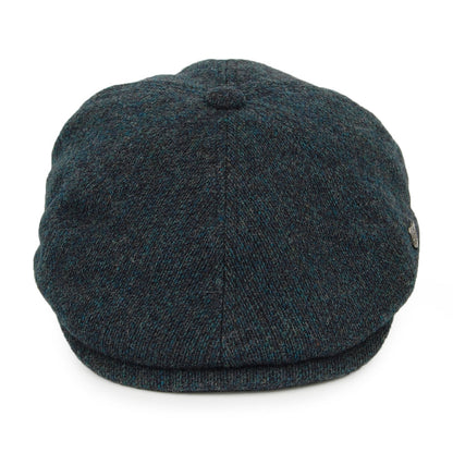 Casquette Gavroche en Laine d'Agneau Mérinos Hudson bleu pétrole FAILSWORTH