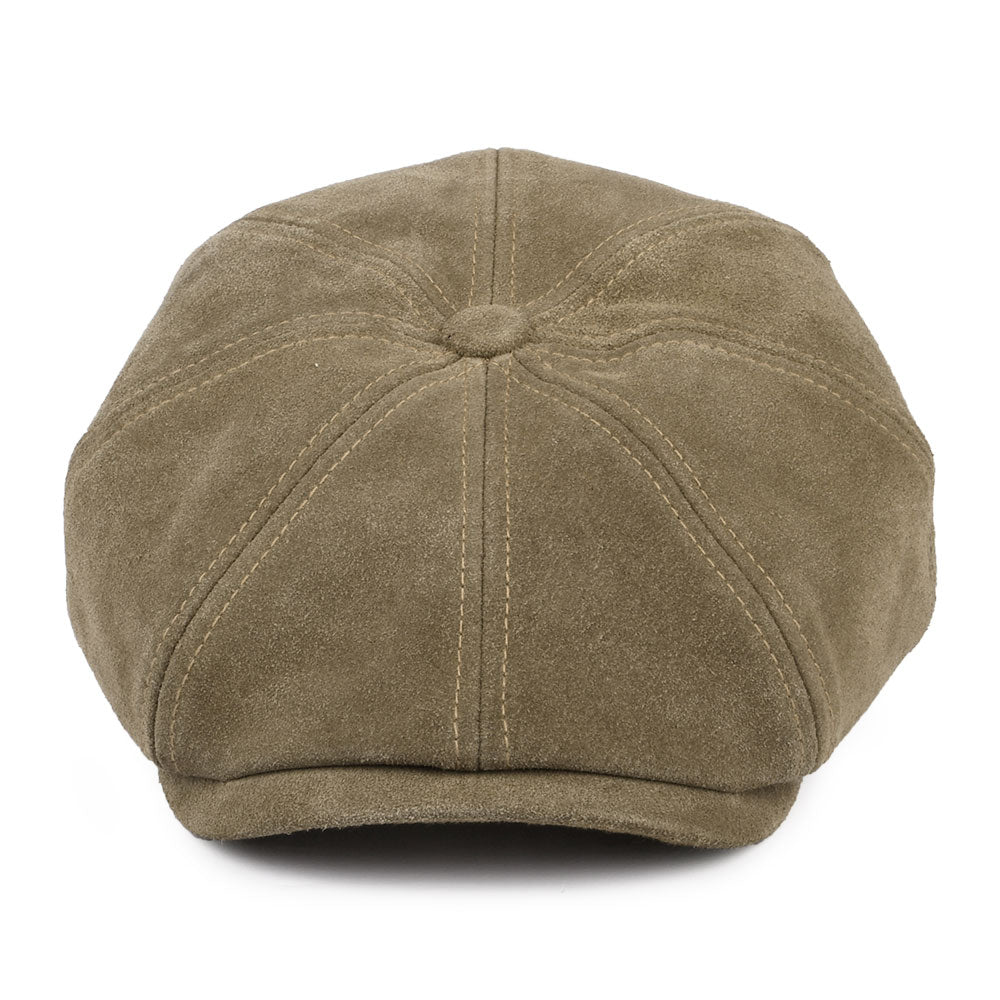 Casquette Gavroche en Daim marron clair STETSON