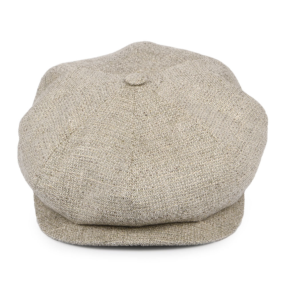 Casquette Gavroche en Lin Mélangé beige sable CITY SPORT