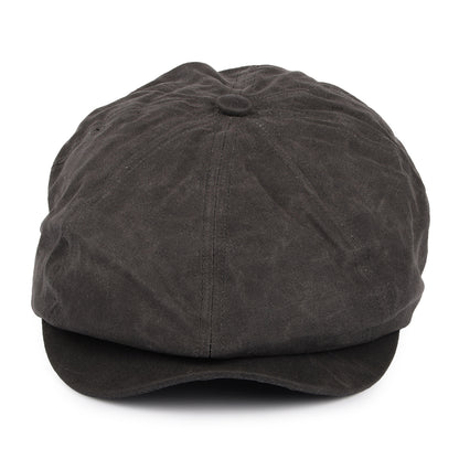 Casquette Gavroche en Toile Cirée Brood gris BRIXTON