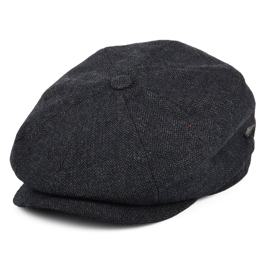 Casquette Gavroche Ample Brood bleu marine-blanc BRIXTON