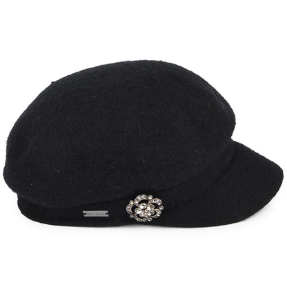 Casquette Gavroche Crystal noir BETMAR