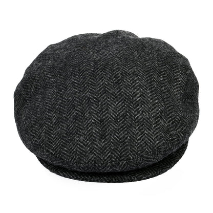 Casquette Plate à Chevrons Lord noir BAILEY