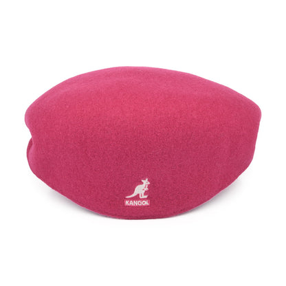 Casquette Plate en Laine 504 rose vif KANGOL