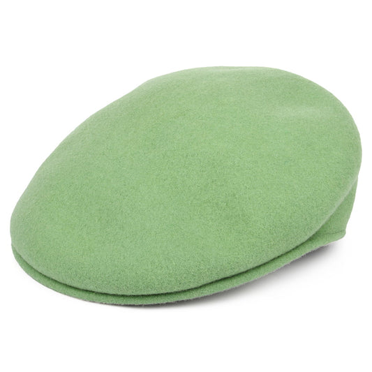 Casquette Plate en Laine 504 vert KANGOL
