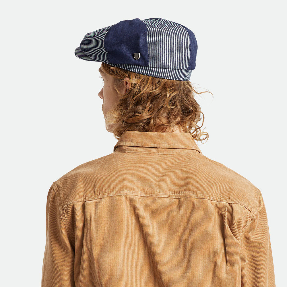 Casquette Gavroche Ample Brood denim BRIXTON