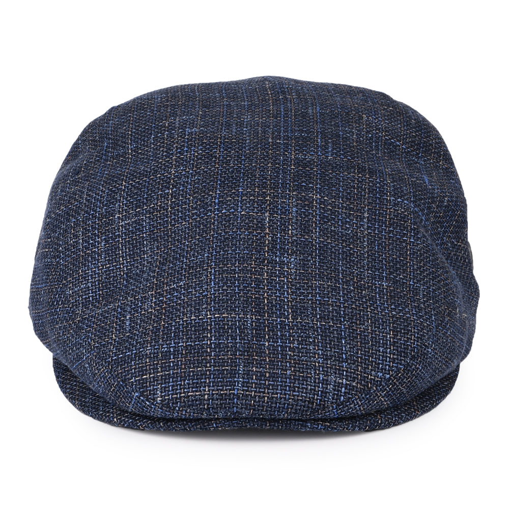 Casquette Plate en Lin et Coton bleu marine CITY SPORT