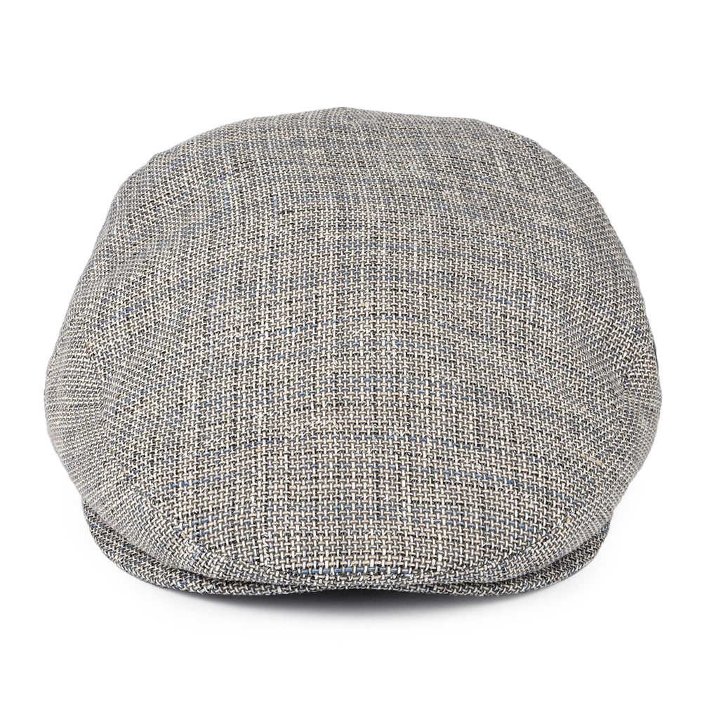 Casquette Plate en Lin et Coton gris-bleu CITY SPORT
