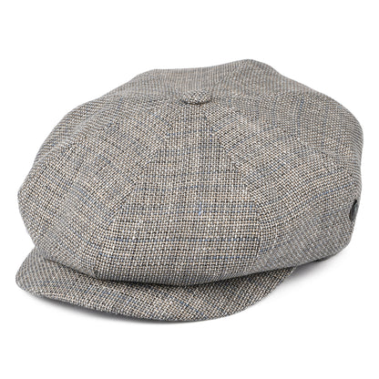 Casquette Gavroche en Lin et Coton gris-bleu CITY SPORT