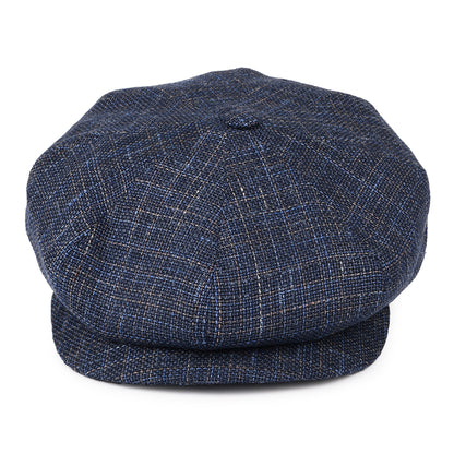 Casquette Gavroche en Lin et Coton bleu marine CITY SPORT