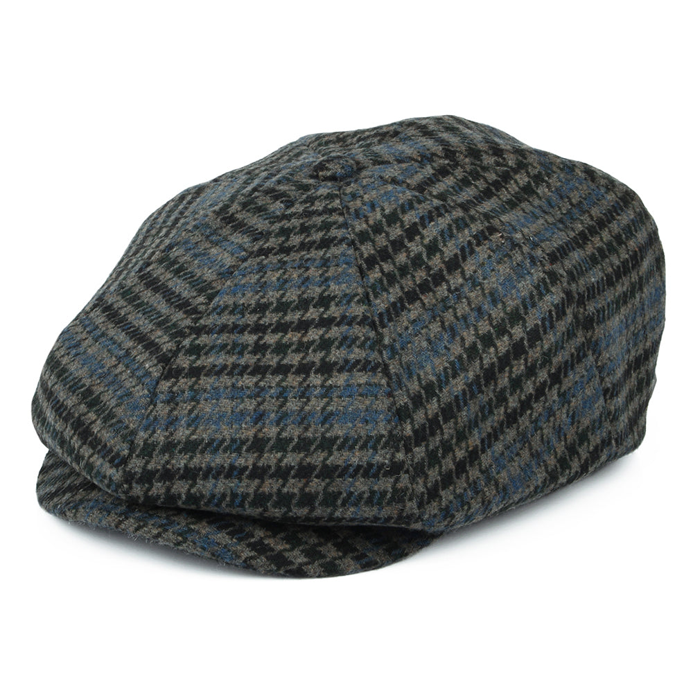 Casquette Gavroche Pied-de-Poule Brood pierre-bleu BRIXTON