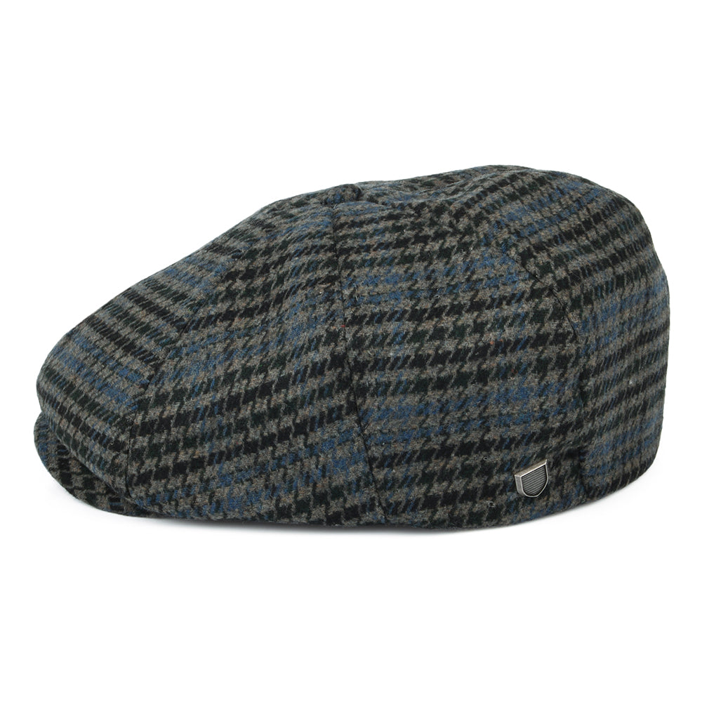 Casquette Gavroche Pied-de-Poule Brood pierre-bleu BRIXTON
