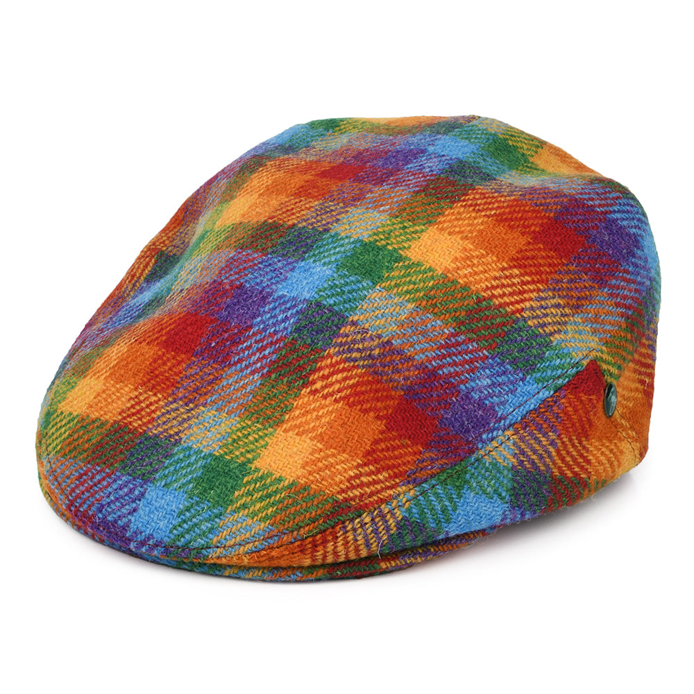 Casquette Plate en HARRIS TWEED Pride arc-en-ciel CITY SPORT