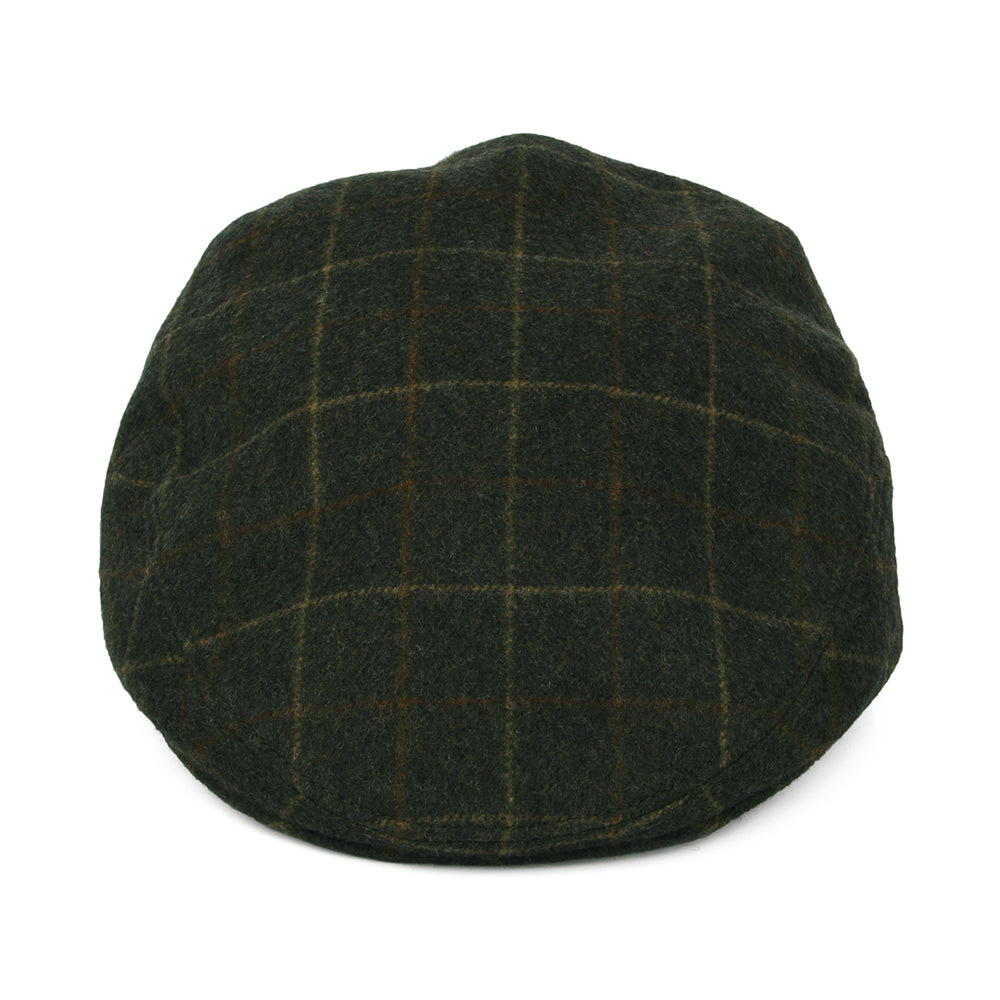 Casquette Plate en Laine Loden à Carreaux mousse CITY SPORT