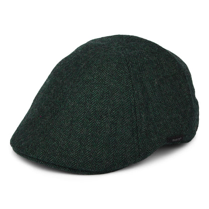 Casquette Plate à Chevrons Bec-de-Canard Mr. Mitchell vert BARTS