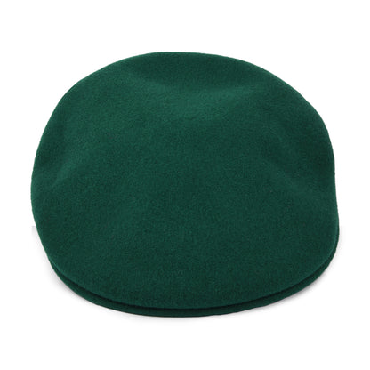 Casquette Plate en Laine 504 vert sapin KANGOL