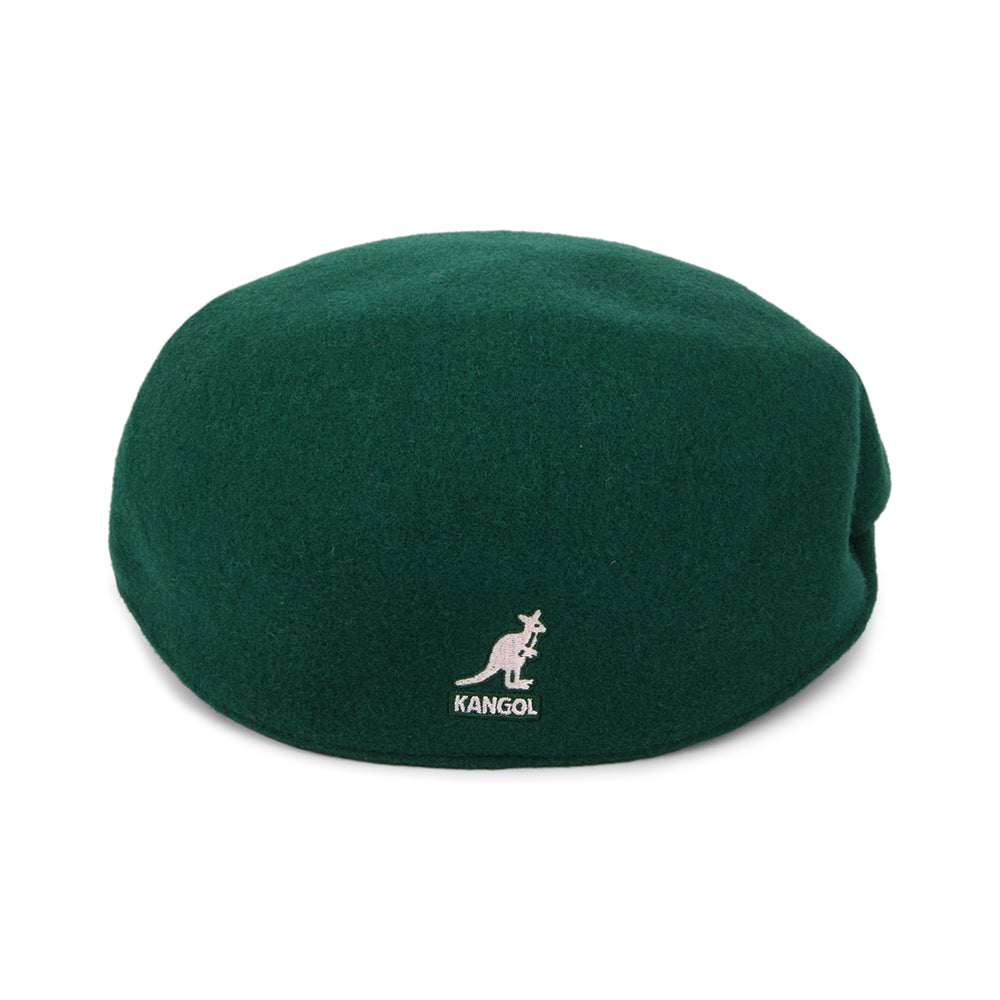 Casquette Plate en Laine 504 vert sapin KANGOL