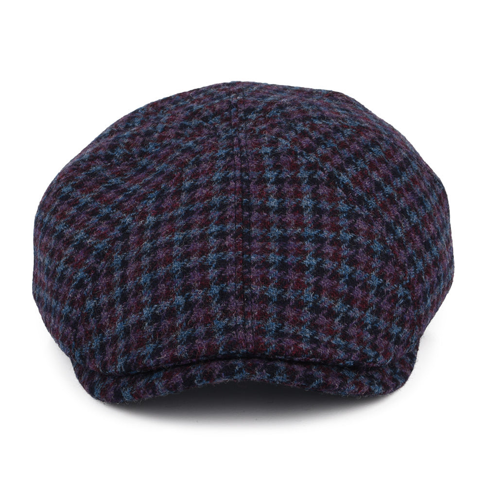Casquette Gavroche en Laine Pied-de-Poule Furman bleu-multi BAILEY