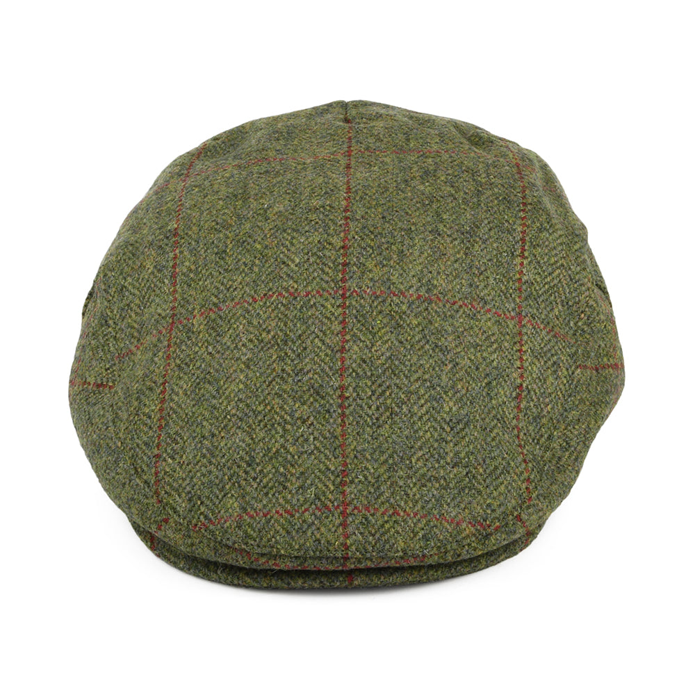Casquette Plate Imperméable à Chevrons et Carreaux mousse-beige sable FAILSWORTH