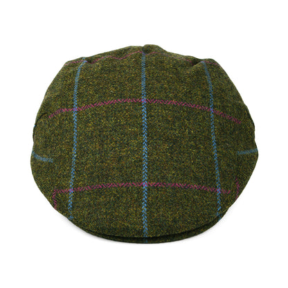 Casquette Plate Imperméable à Carreaux olive-violet-bleu FAILSWORTH