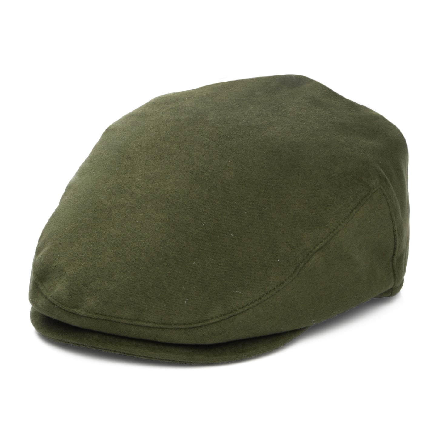 Casquette Plate en Moleskine Imperméable olive FAILSWORTH