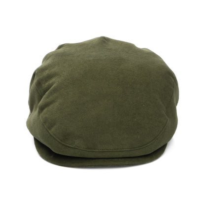 Casquette Plate en Moleskine Imperméable olive FAILSWORTH