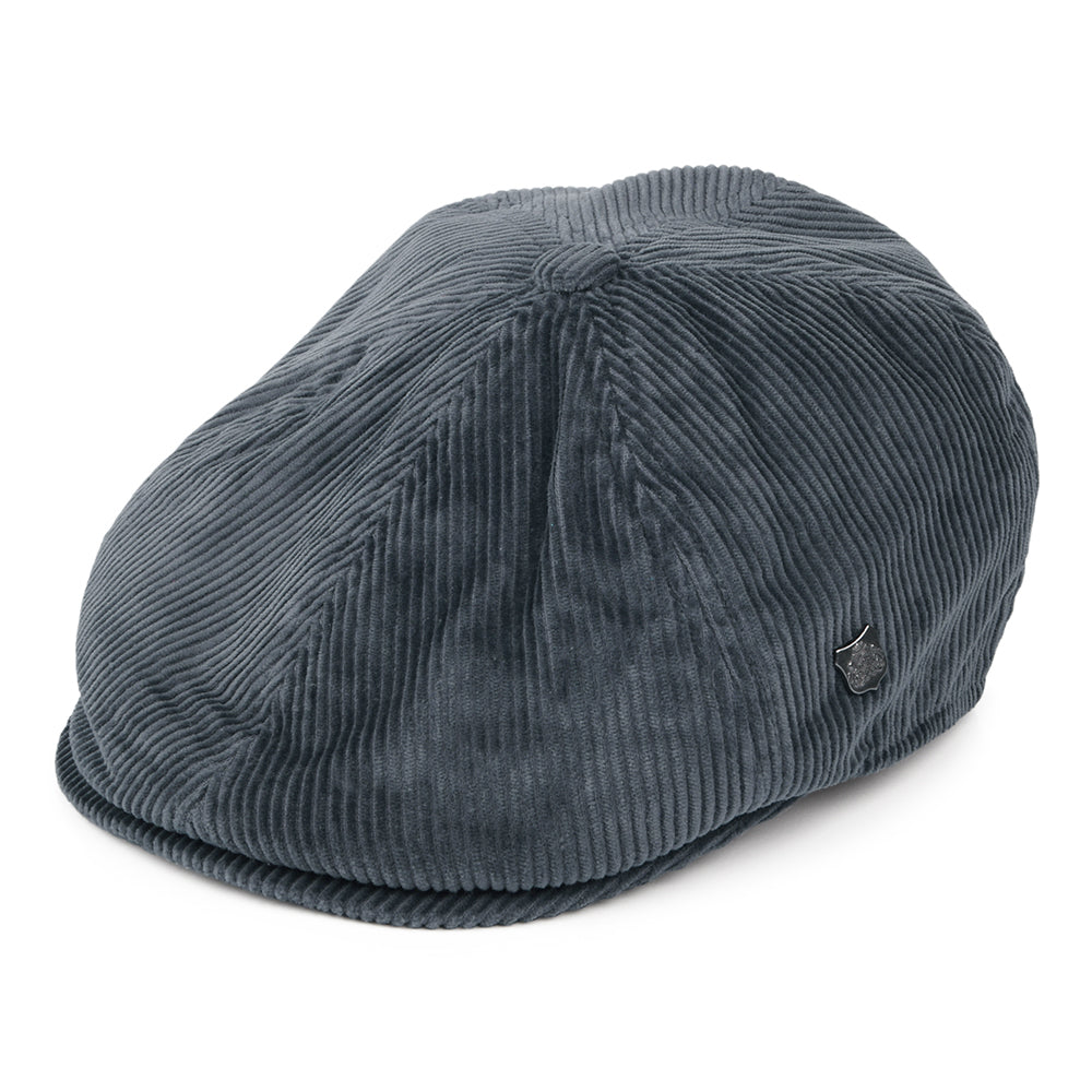 Casquette Gavroche en Velours Côtelé Hudson ardoise FAILSWORTH