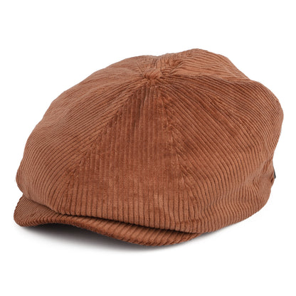 Casquette Gavroche en Velours Côtelé Brood caramel BRIXTON