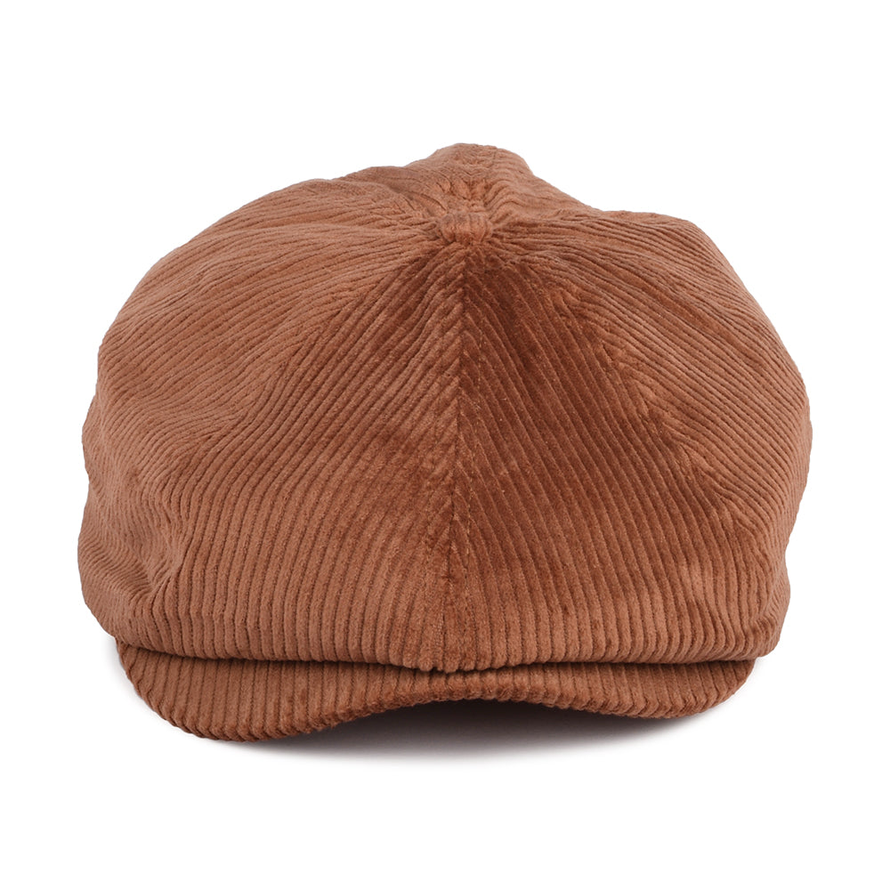 Casquette Gavroche en Velours Côtelé Brood caramel BRIXTON