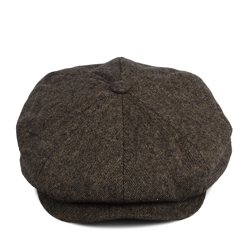 Casquette Gavroche Ample en Laine Mélangée Brood toffee foncé BRIXTON