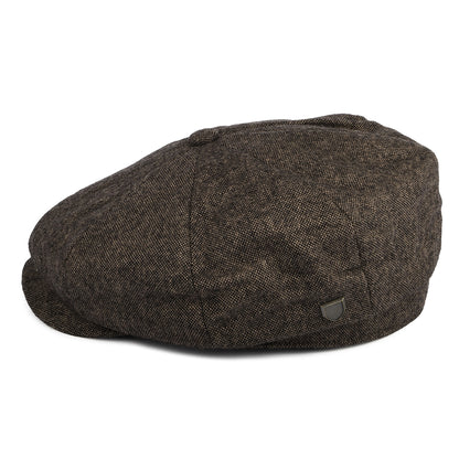 Casquette Gavroche Ample en Laine Mélangée Brood toffee foncé BRIXTON