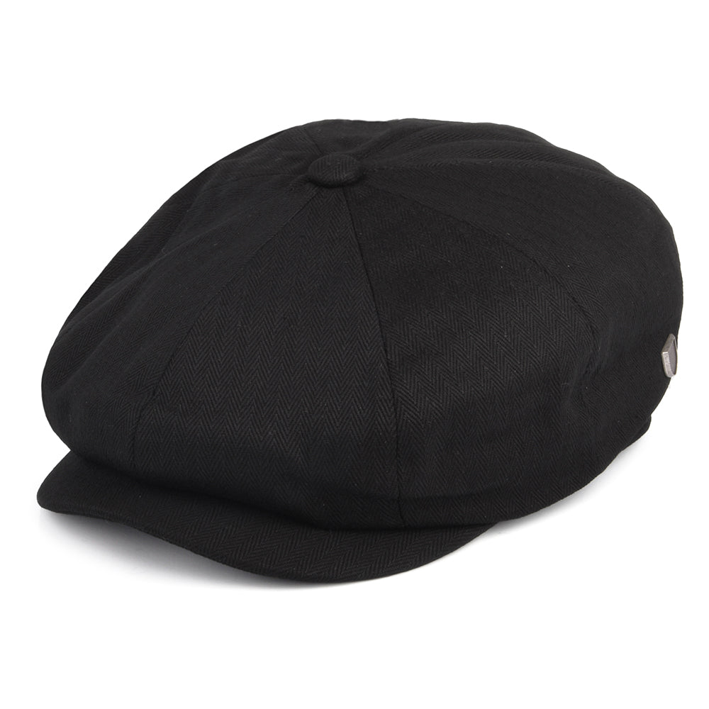 Casquette Gavroche Ample en Coton Brood noir BRIXTON