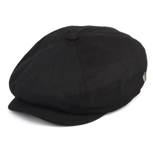 Casquette Gavroche Ample en Coton Brood noir BRIXTON