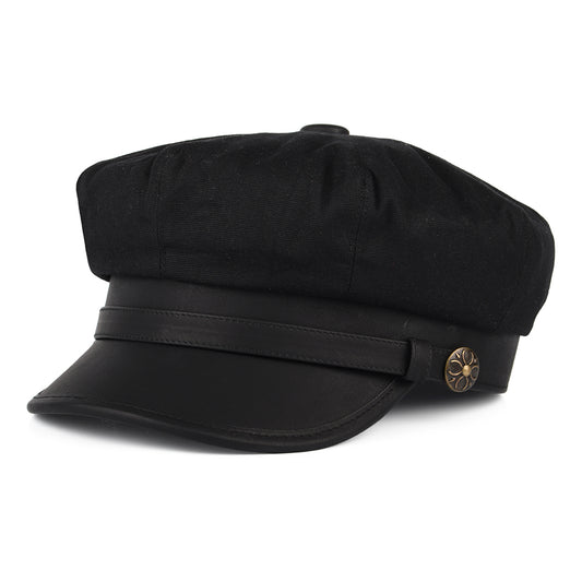 Casquette de Motard Rebelle noir JAXON & JAMES