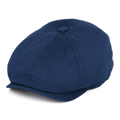 Casquette Gavroche en Coton Sergé bleu marine STETSON