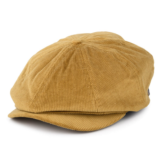 Casquette Gavroche en Velours Côtelé Brood sable du désert BRIXTON