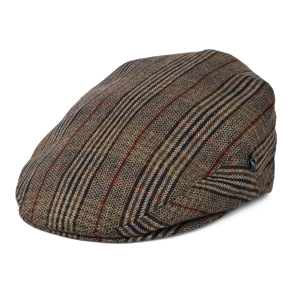 Casquette Plate en Laine et Cachemire Hampstead marron-beige sable CITY SPORT