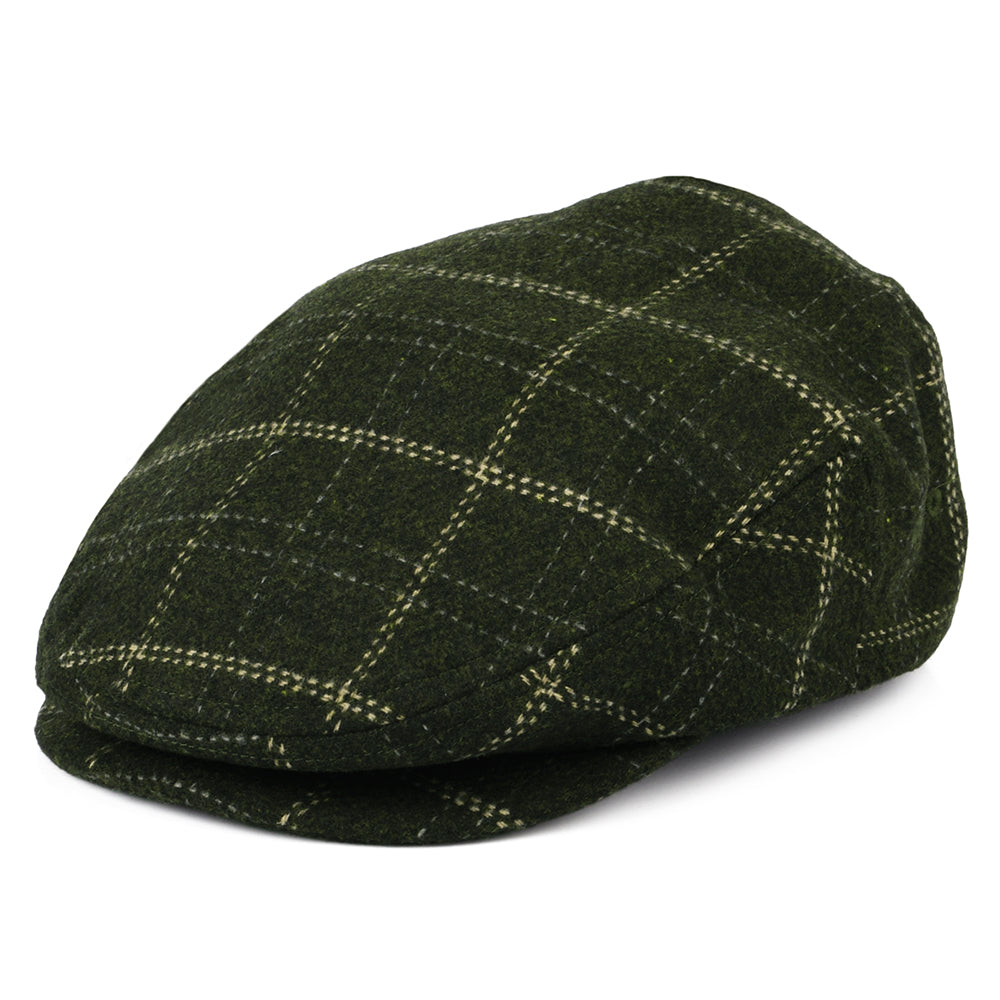 Casquette Plate Légère à Carreaux Hooligan mousse-beige BRIXTON
