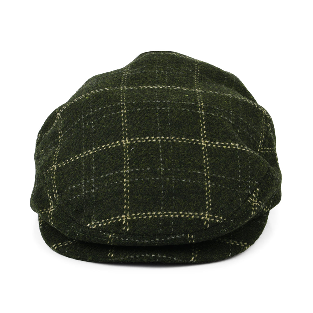 Casquette Plate Légère à Carreaux Hooligan mousse-beige BRIXTON
