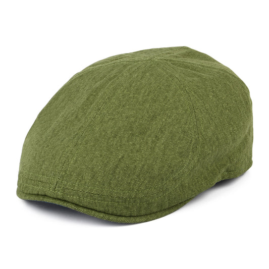 Casquette Plate Bec-de-Canard en Coton Porto vert-bleu sarcelle FAILSWORTH