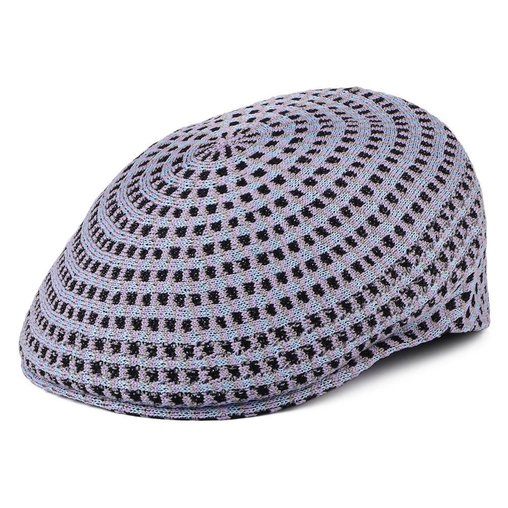 Casquette Plate en Tropic 504 Geo Board lavande KANGOL