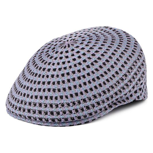 Casquette Plate en Tropic 504 Geo Board lavande KANGOL