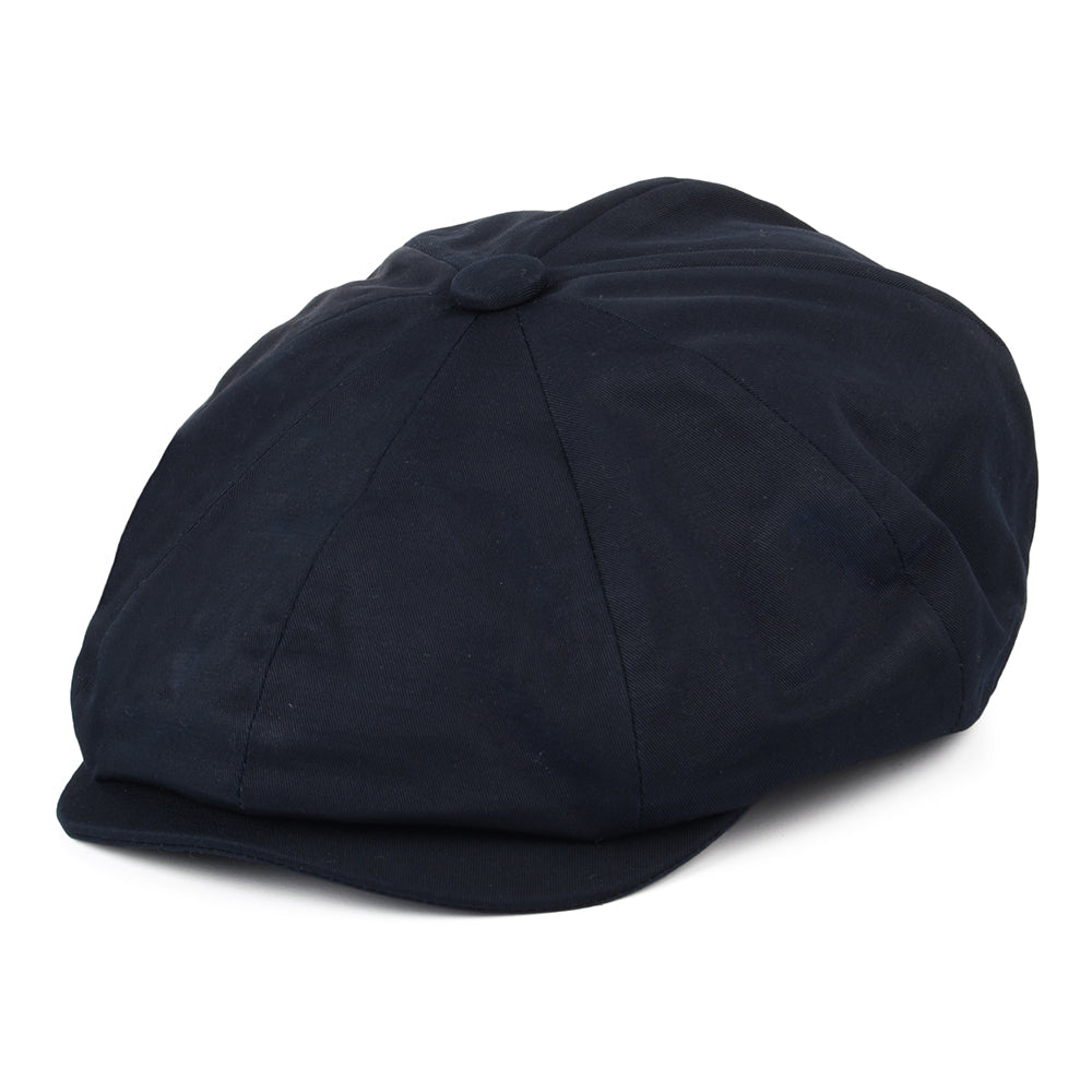 Casquette Gavroche à 8 Pans en Coton bleu marine CHRISTYS