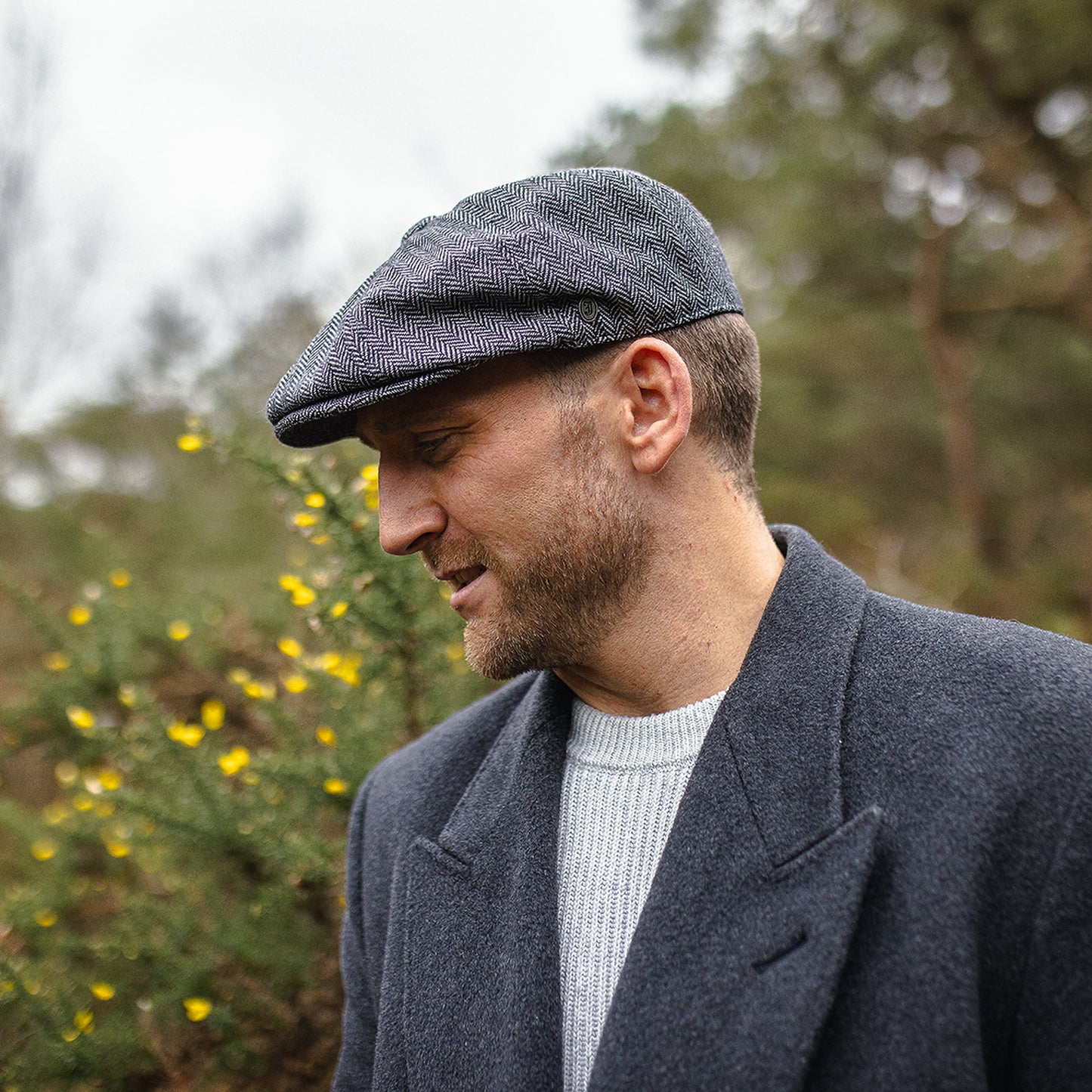 Casquette Gavroche à Chevrons gris JAXON & JAMES